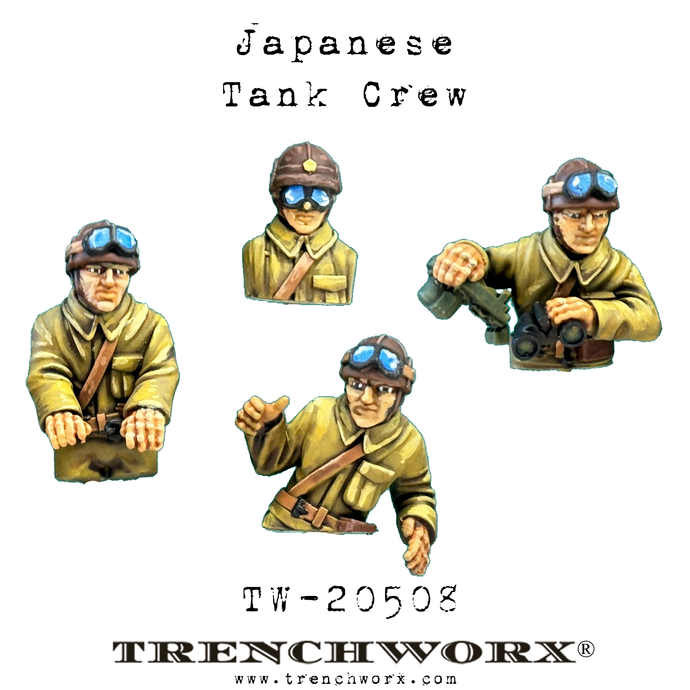 Japanese Tank Commanders & Crew