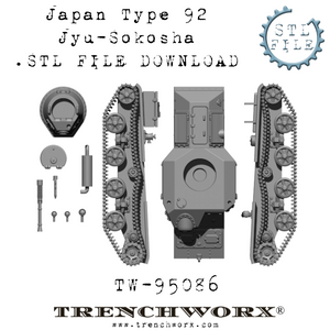 Japanese Type 92 Jyu-Sokosha .STL Download