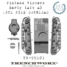 Load image into Gallery viewer, Finland Vickers Early Alt A .STL Download