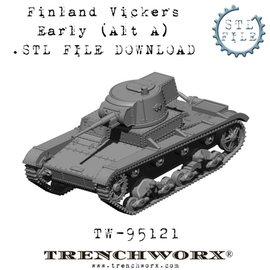Finland Vickers Early Alt A .STL Download
