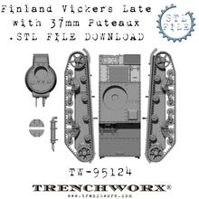 Load image into Gallery viewer, Finland Vickers Late Puteaux  .STL Download