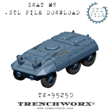 Load image into Gallery viewer, 1980s SWAT M8 Armored Car &#39;The Quarterback&#39; .STL Download