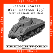 Load image into Gallery viewer, United States - M4A4 (75) - Physical Print on Demand - Any Scale