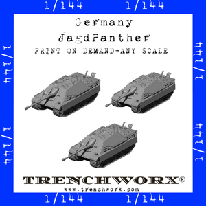 Germany - JagdPanther - Physical Print on Demand - Any Scale