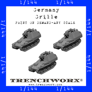 Germany - Grille - Physical Print on Demand - Any Scale
