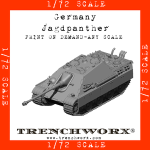 Germany - JagdPanther - Physical Print on Demand - Any Scale