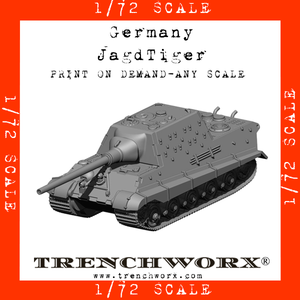 Germany - JagdTiger - Physical Print on Demand - Any Scale