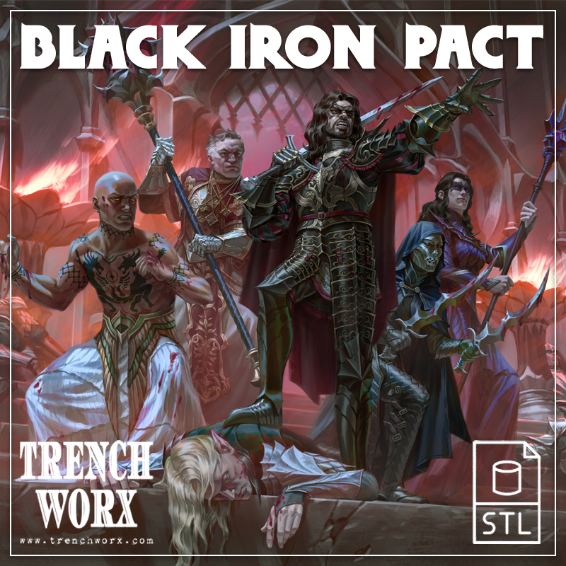 Black Iron Pact .STL Digital Download