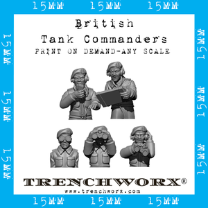 Tank Commanders - Any Scale - Physical Print on Demand