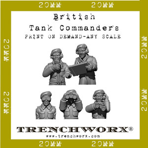 Tank Commanders - Any Scale - Physical Print on Demand