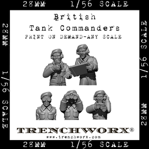 Tank Commanders - Any Scale - Physical Print on Demand