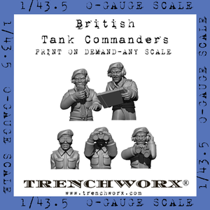 Tank Commanders - Any Scale - Physical Print on Demand