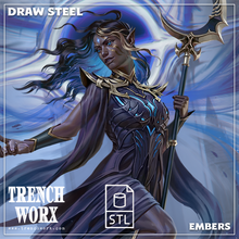 Load image into Gallery viewer, Embers, The Elementalist Iconic Class for MCDMs Draw Steel  - STL