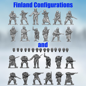 Finland 1930-1940 Winter Infantry Army .STL Download