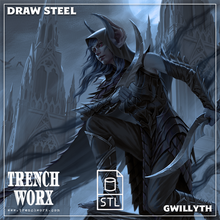 Load image into Gallery viewer, Gwillyth, The Shadow Iconic Class for MCDMs Draw Steel  - STL