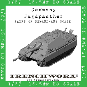 Germany - JagdPanther - Physical Print on Demand - Any Scale