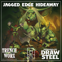 Load image into Gallery viewer, Jagged Edge Hideaway Goblin Box with Marrowgnaw the Giant War Spider Digital .STLs