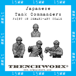 Tank Commanders - Any Scale - Physical Print on Demand