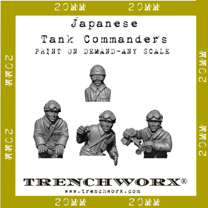 Tank Commanders - Any Scale - Physical Print on Demand