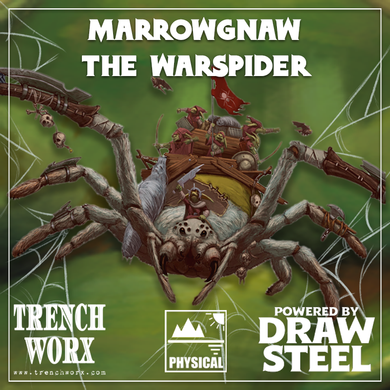 Jagged Edge Hideaway Marrowgnaw the Giant War Spider and Howdah