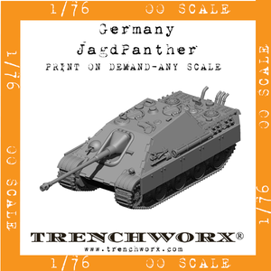 Germany - JagdPanther - Physical Print on Demand - Any Scale