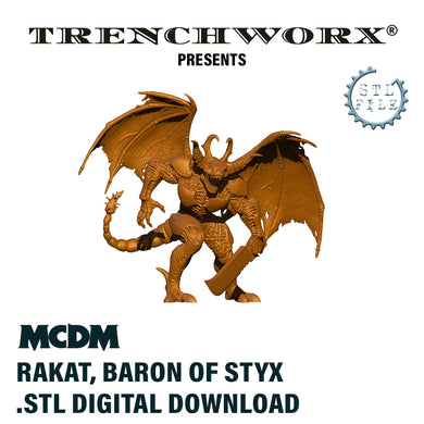 MCDM - Rakat Baron of Styx .STL Digital Download