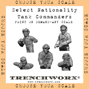 Tank Commander Patch Tank Commanders - Any Scale - Physical Print on Demand – Trenchworx