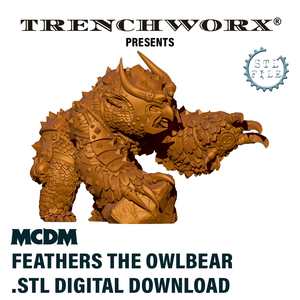 MCDM - Feathers The Owlbear .STL Digital Download
