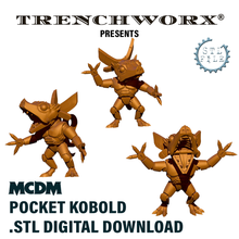 Load image into Gallery viewer, MCDM - Pocket Kobold .STL Digital Download