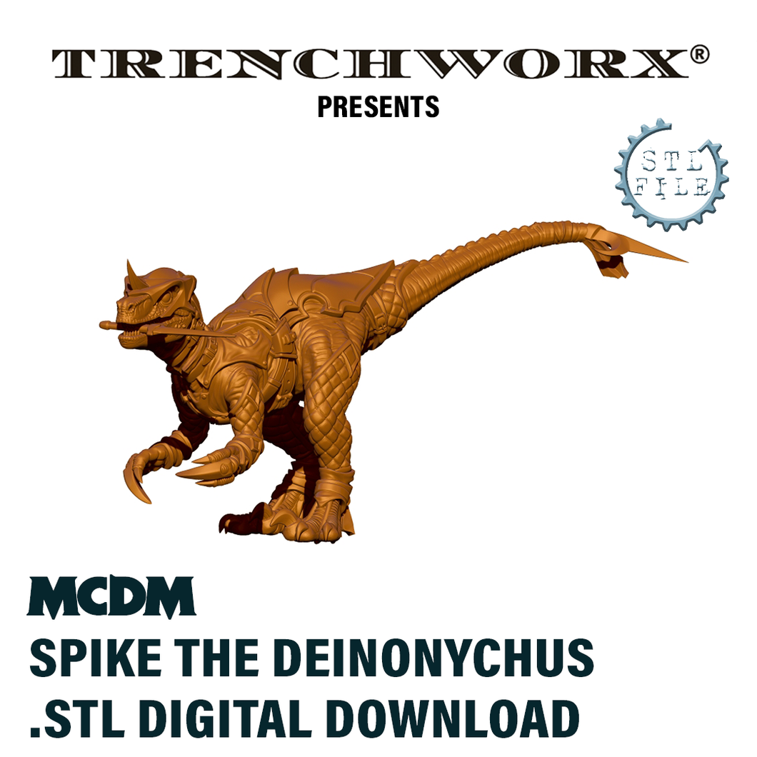 MCDM - Spike The Deinonychus .STL Digital Download