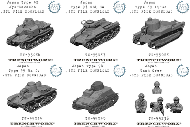 Sons of Yamato Tank Bundle .STL Download