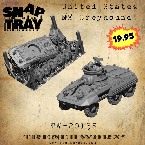 M-8 Greyhound - Snap Tray