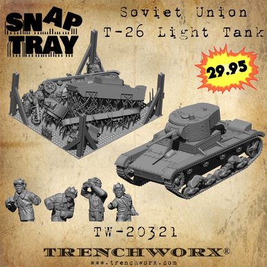 T-26 Light Tank - Snap Tray