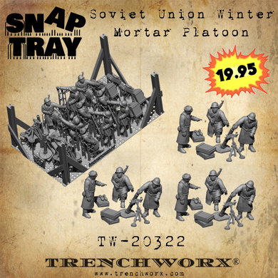 Soviet Union Mortar Platoon - Snap Tray