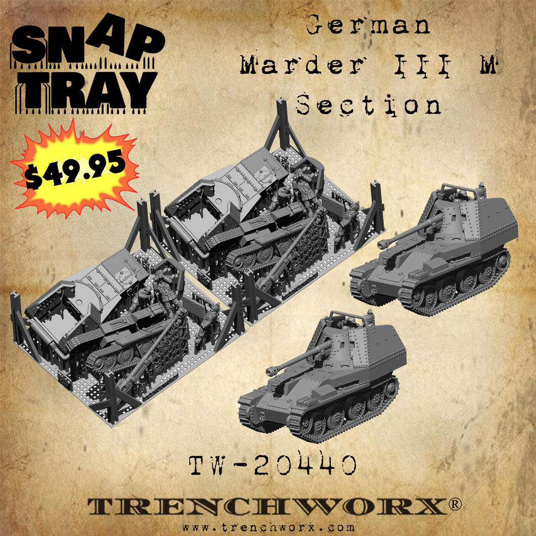 Marder III M Section - Snap Tray