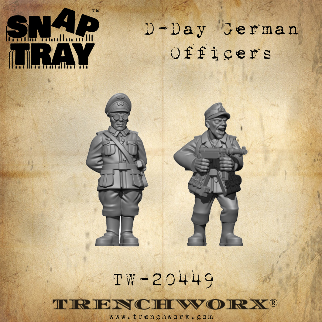 D-Day German Officers - Snap Tray