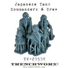 Load image into Gallery viewer, Japanese Tank Commanders &amp; Crew