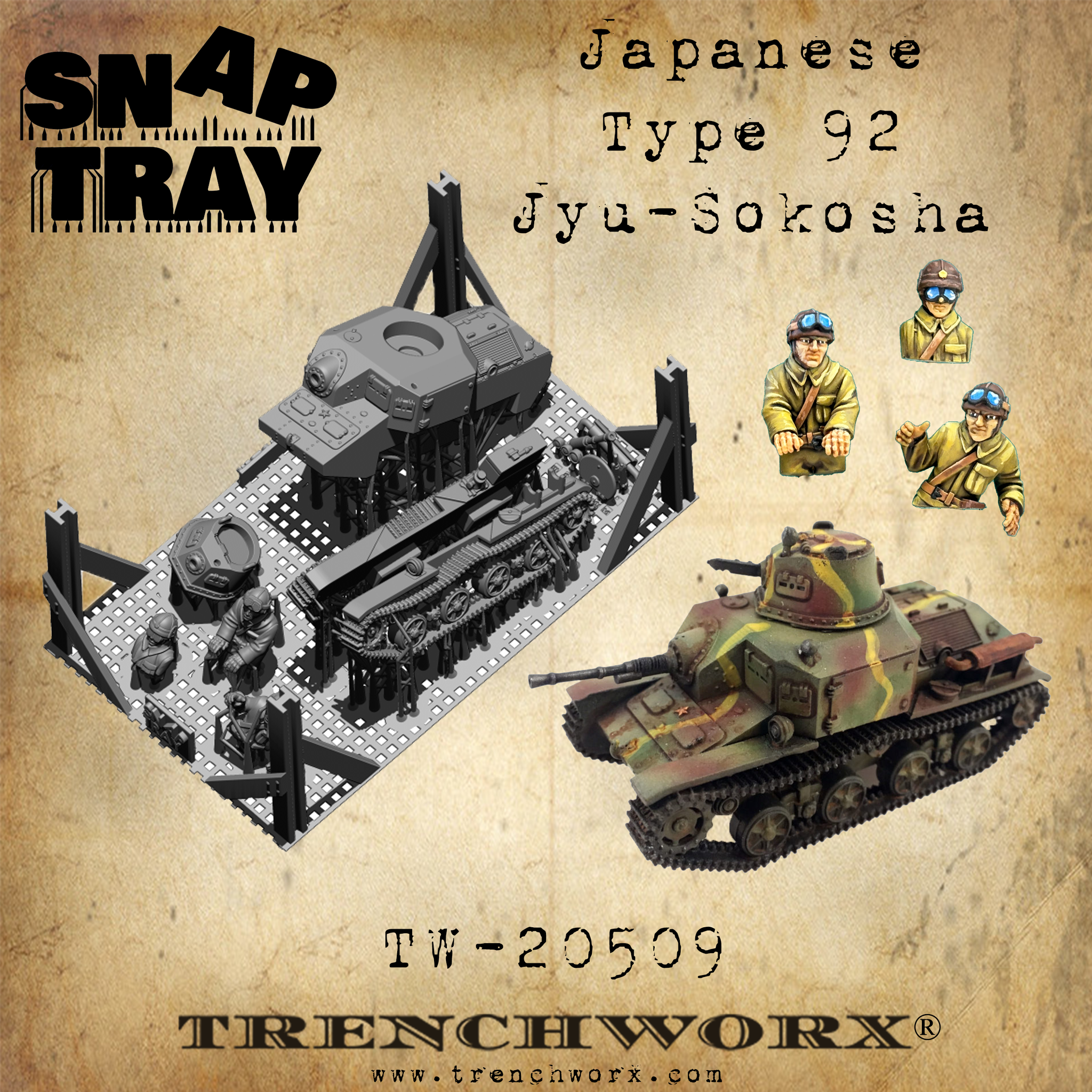 Type 92 Jyu-Sokosha - Snap Tray – Trenchworx Type 92 Jyu-Sokosha - Snap Tray – Trenchworx