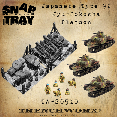 Type 92 Jyu-Sokosha Platoon - Snap Tray