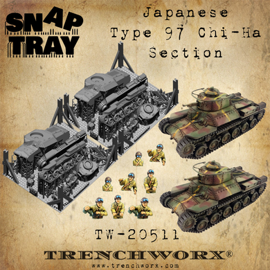Type 97 Chi-Ha Section - Snap Tray