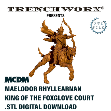 MCDM - Maelodor Rhyllearnan, King of the Foxglove Court .STL Digital Download