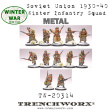 Load image into Gallery viewer, Soviet Union 1930-40 Winter Infantry Squad - Metal