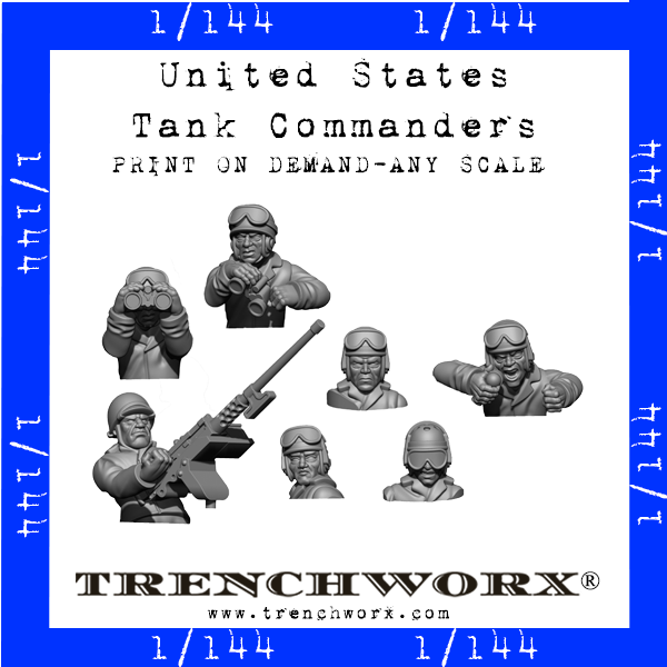 Tank Commanders - Any Scale - Physical Print on Demand