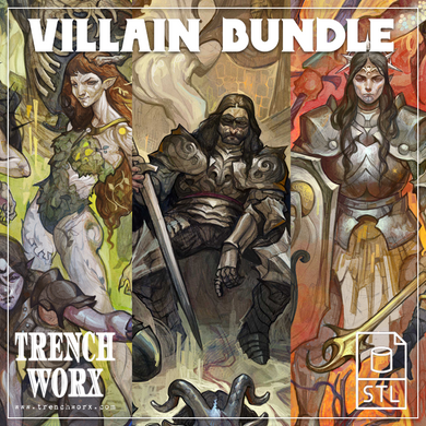 Villain Party Bundle .STL Digital Download