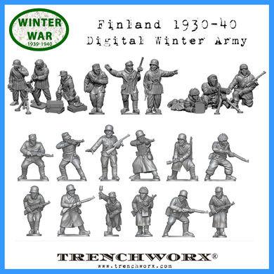 Finland 1930-1940 Winter Infantry Army .STL Download