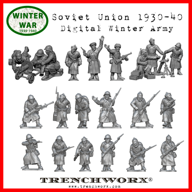 Soviet Union 1930-1940 Winter Infantry Army .STL Download