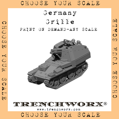 Germany - Grille - Physical Print on Demand - Any Scale