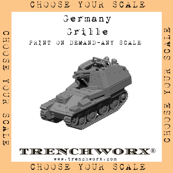 Germany - Grille - Physical Print on Demand - Any Scale