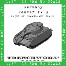 Load image into Gallery viewer, Germany - Panzer IV H - Physical Print on Demand - Any Scale