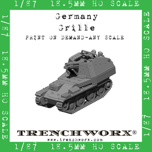 Germany - Grille - Physical Print on Demand - Any Scale